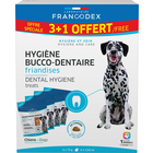 Friandises pour l'hygiène bucco-dentaire du chien 3 sachets +1 offert